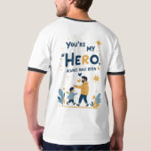 Emotional Tribute T-shirt: Altijd al mijn held gew T-shirt (Achterkant)
