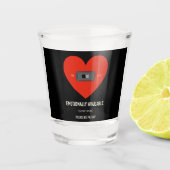 Emotionally available  shot glas (Voorkant)