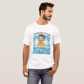 Emotionally Hydrated Funny Crying Cartoon T-shirt (Voorkant volledig)