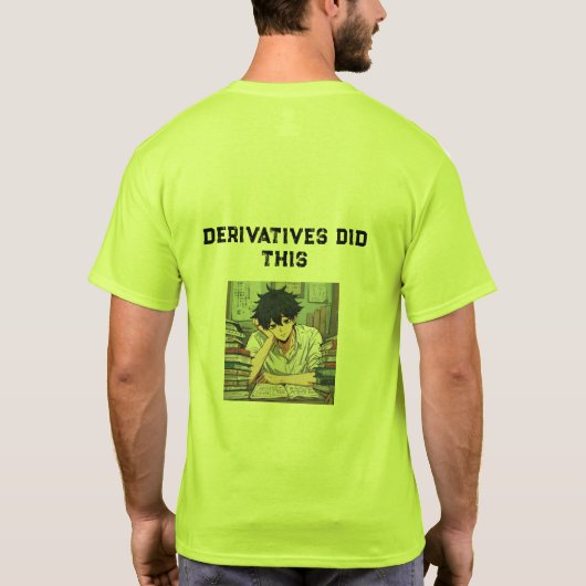 Emotionally Impacted by Calculus | Academic Trauma T-shirt (Achterkant)