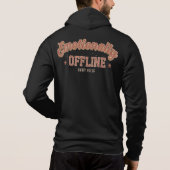 Emotionally Offline – Vintage Minimalist Hoodie (Achterkant)