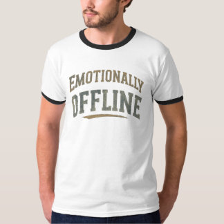 Emotionally Offline – Vintage Minimalist T-shirt