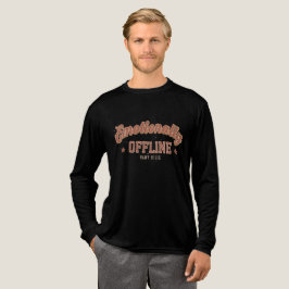 Emotionally Offline – Vintage Minimalist Tri-Blend Shirt