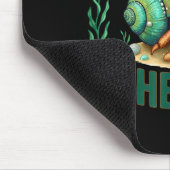 Emotionally Shelled Funny Hermit Crab Humor Quote Muismat (Hoek)