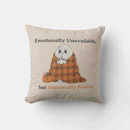 Emotionally Unavailable but Seasonally Festive Kussen