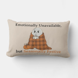 Emotionally Unavailable but Seasonally Festive Kussen