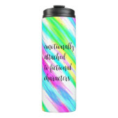 Emotioneel aan Fictional Characters bevestigd Thermosbeker (Voorkant)