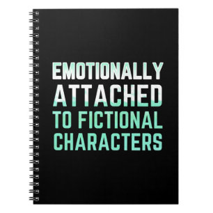 Emotioneel aan Fictionele Karakters bevestigd Notitieboek