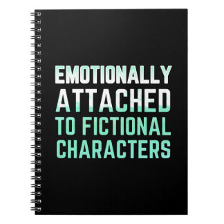 Emotioneel aan Fictionele Karakters bevestigd Notitieboek