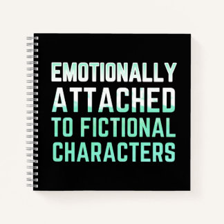 Emotioneel aan Fictionele Karakters bevestigd Notitieboek