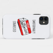 Emotioneel geëxtraheerd Case-Mate iPhone case (Achterkant (horizontaal))