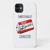Emotioneel geëxtraheerd Case-Mate iPhone case (Achterkant)
