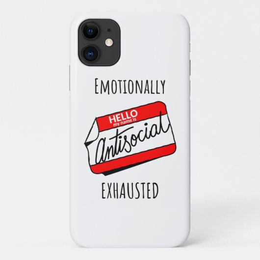 Emotioneel geëxtraheerd Case-Mate iPhone case (Achterkant)