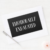 Emotioneel geëxtraheerd rechthoekige sticker (Envelop)