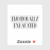 Emotioneel geëxtraheerd sticker (Vel)