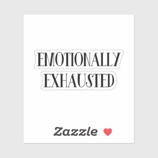 Emotioneel geëxtraheerd sticker (Vel)