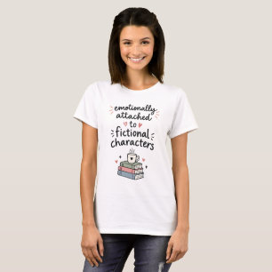 Emotioneel gehecht aan fictieve personages Boek T-shirt