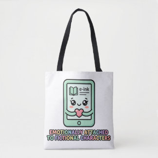 Emotioneel gehechte fictieve personages Grappig Tote Bag