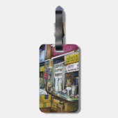 Emotioneel geladen krachten voor interviews bagagelabel (Achterkant verticaal)