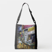 Emotioneel geladen krachten voor interviews crossbody tas (Achterkant)