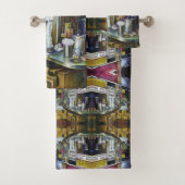 Emotioneel geladen lichtkrachten, Singapore Bad Handdoek (Insitu)