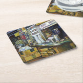 Emotioneel geladen lichtkrachten, Singapore Kartonnen Onderzetters (Schuin)