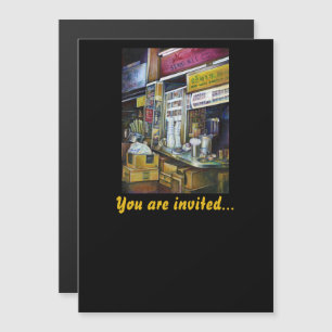 Emotioneel geladen lichtkrachten, Singapore Magnetische Uitnodiging