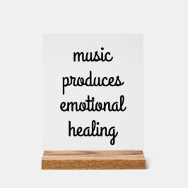 Emotioneel helend acryl teken acryl bord