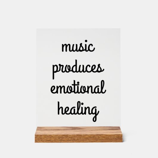 Emotioneel helend acryl teken acryl bord (Voorkant)