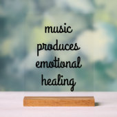 Emotioneel helend acryl teken bord (Neutraal)