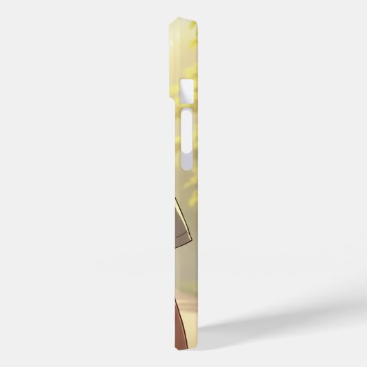 Emotioneel meisje dat naar muziek luistert iPhone- Case-Mate iPhone Case (Achterkant / Links)