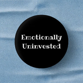 Emotioneel Niet Geïnteresseerde Grappige Kantoor P Ronde Button 3,2 Cm