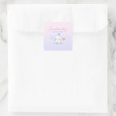 Emotioneel Offline Esthetische Introvert Vierkante Sticker (Tas)