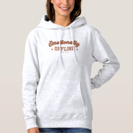 Emotioneel Offline – Vintage Minimalistisch Hoodie