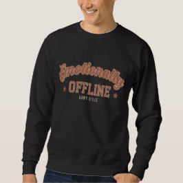 Emotioneel Offline – Vintage Minimalistisch Trui