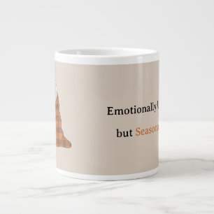 Emotioneel onbeschikbaar maar seizoensgebonden fee grote koffiekop