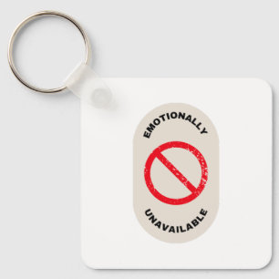 "Emotioneel onbeschikbaar" Sleutelhanger