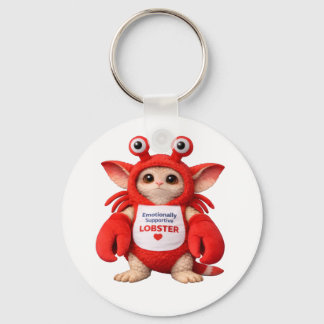 Emotioneel Ondersteunende Krab Keyring Sleutelhanger