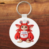 Emotioneel Ondersteunende Krab Keyring Sleutelhanger (Voorkant)