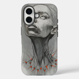 emotioneel portret met doorn  iPhone 16 hoesje
