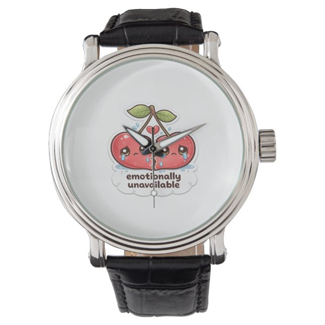 Emotioneel Rode Kersen Horloges (Voorkant)