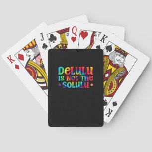 Emotioneel steun Delulu vrienden Pokerkaarten