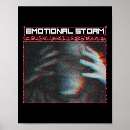 Emotioneel Storm Poster (Voorkant)