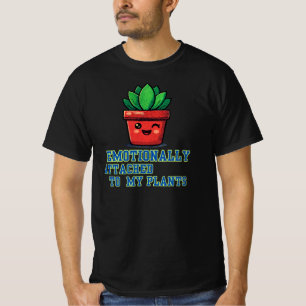Emotioneel Verbonden met Mijn Planten Schattige Pl T-shirt