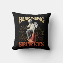 Emotioneel vuur decoratief kussen - brandende gehe