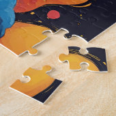 Emotionele abstractie legpuzzel (Zijkant)