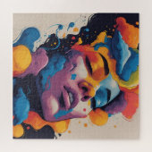 Emotionele abstractie legpuzzel (Horizontaal)