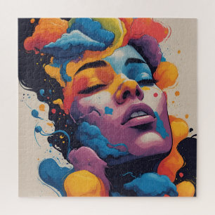 Emotionele abstractie legpuzzel
