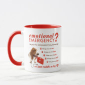 Emotionele angst - Doctor Dog - 54321 Countdown Mok (Links)