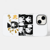 Emotionele Anime grids. Geen BG Case-Mate iPhone Case (Achterkant (horizontaal))